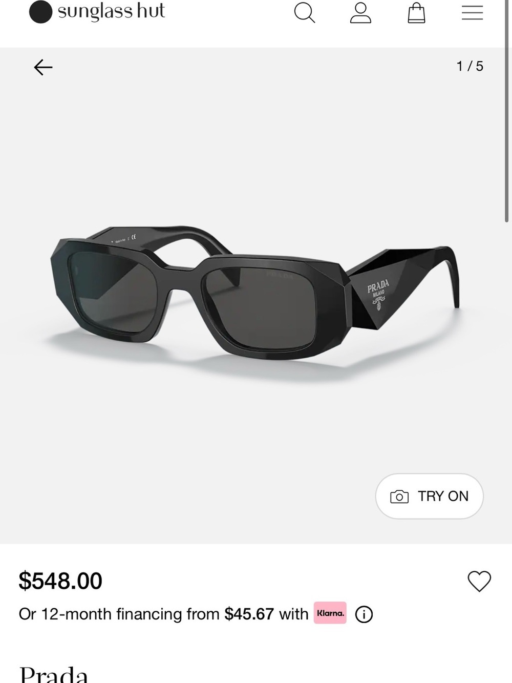 Prada Symbole Sunglasses